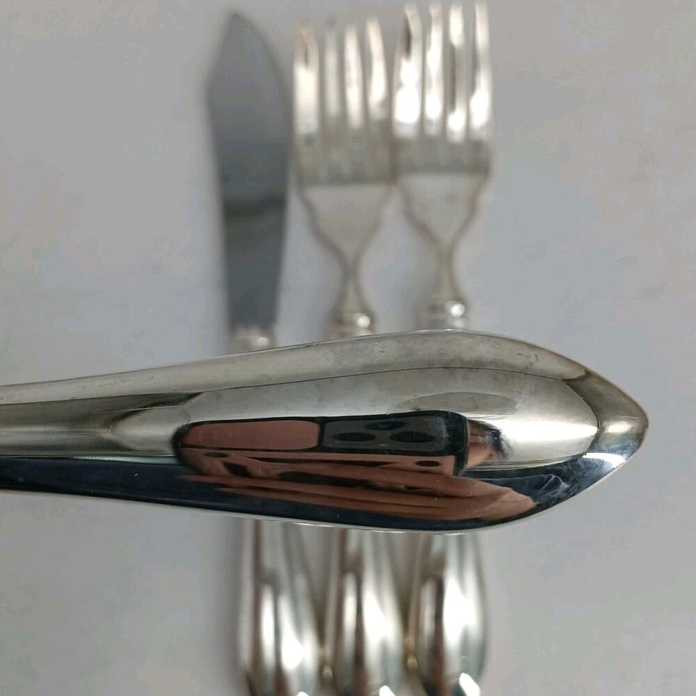 4X Towle Boston Antique Hollow Handled Knives And Forks Silverplate